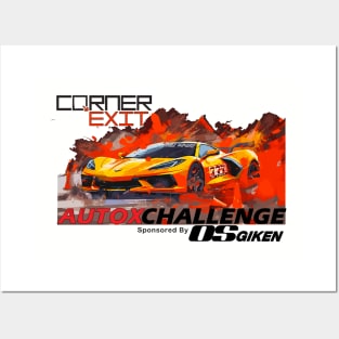 Corner Exit Autocross Challenge #777 C8 Posters and Art